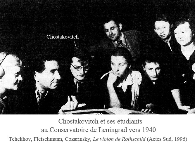 Chostakovitch et ses étudiants