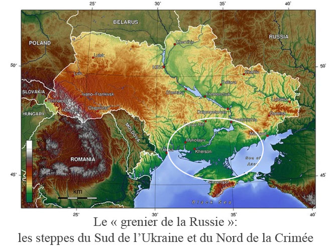 les steppes du sud de l'ukraine